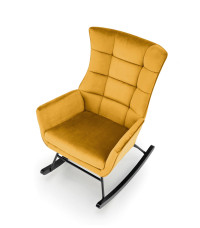BAZALTO fotel bujany musztardowy (1p1szt)