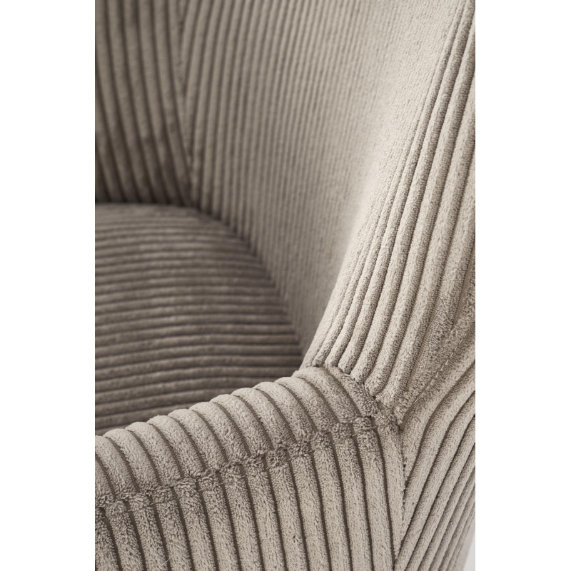 BELMIRO fotel wypoczynkowy z funkcją kołyski, popielaty (1p1szt)