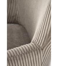 BELMIRO fotel wypoczynkowy z funkcją kołyski, popielaty (1p1szt)