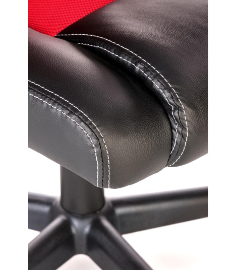 BERKEL fotel gabinetowy czarno-czerwony (1p1szt)