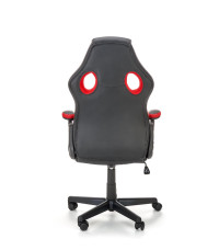 BERKEL fotel gabinetowy czarno-czerwony (1p1szt)