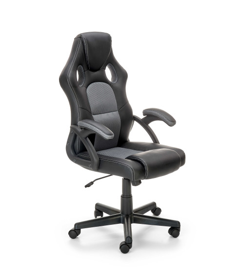 BERKEL fotel gabinetowy czarno-popielaty (1p1szt)