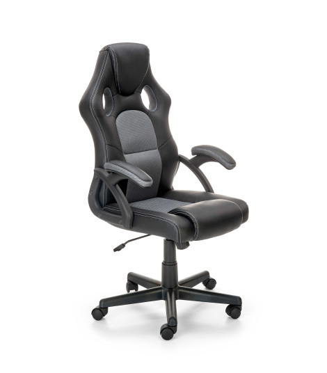 BERKEL fotel gabinetowy czarno-popielaty (1p1szt)