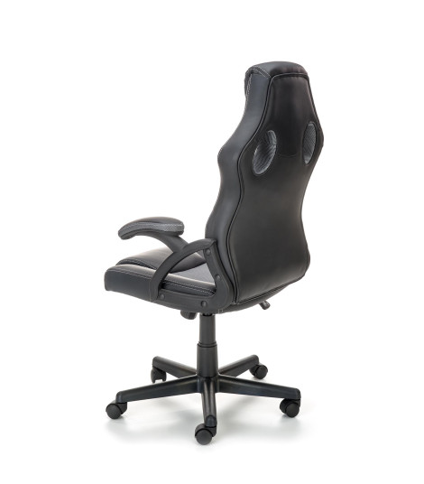 BERKEL fotel gabinetowy czarno-popielaty (1p1szt)