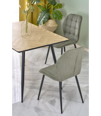 BERTO stół blat - naturalny, noga - czarny (2p1szt)