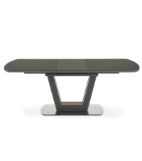 BILOTTI stół rozkładany antracytowy mat / orzech (3p1szt)