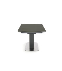 BILOTTI stół rozkładany antracytowy mat / orzech (3p1szt)