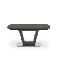 BILOTTI stół rozkładany antracytowy mat / orzech (3p1szt)