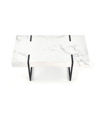 BLANCA ława biały marmur - czarny (1p1szt)