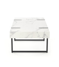 BLANCA ława biały marmur - czarny (1p1szt)