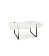 BLANCA ława biały marmur - czarny (1p1szt)